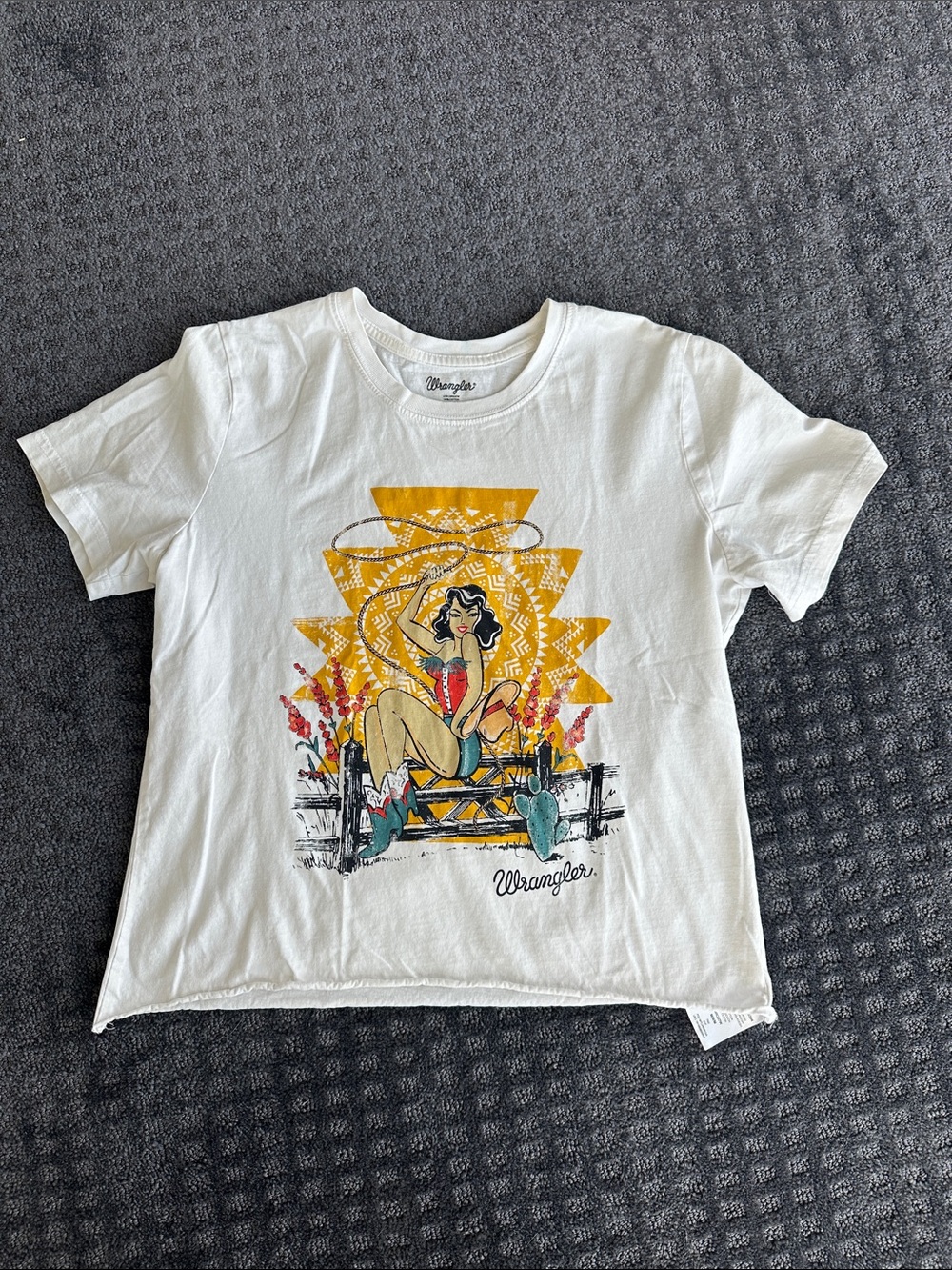 Wrangler Cropped Graphic Tee